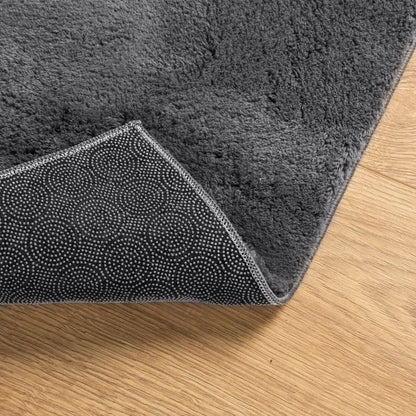 vidaXL Tapis HUARTE à poils courts, doux et lavable anthracite 200x280 cm