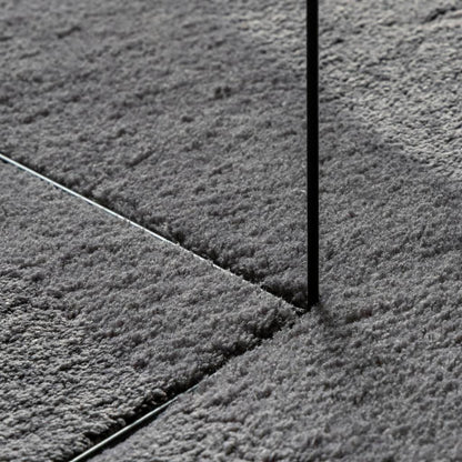 vidaXL Tapis HUARTE à poils courts, doux et lavable anthracite 200x280 cm