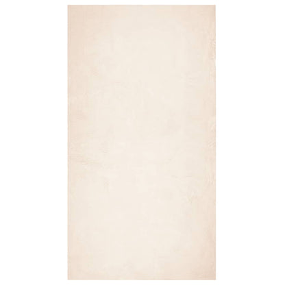 vidaXL Teppich HUARTE Kurzflor Weich und Waschbar Beige 60x110 cm