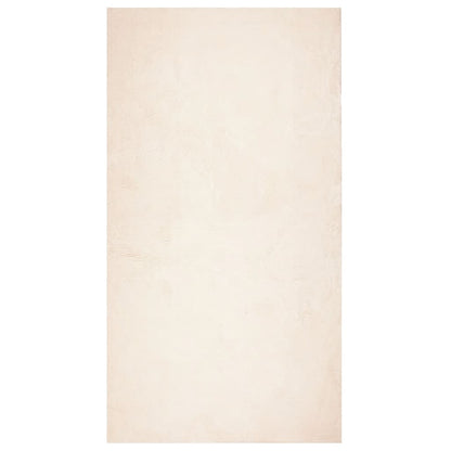 vidaXL Teppich HUARTE Kurzflor Weich und Waschbar Beige 80x150 cm