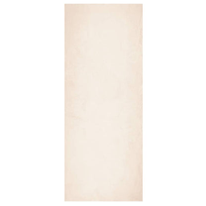 vidaXL Teppich HUARTE Kurzflor Weich und Waschbar Beige 80x200 cm