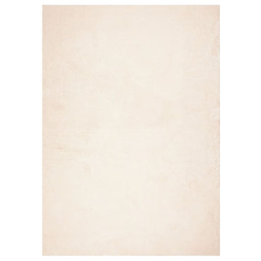 vidaXL Teppich HUARTE Kurzflor Weich und Waschbar Beige 120x170 cm