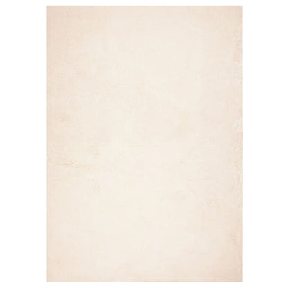 vidaXL Teppich HUARTE Kurzflor Weich und Waschbar Beige 140x200 cm