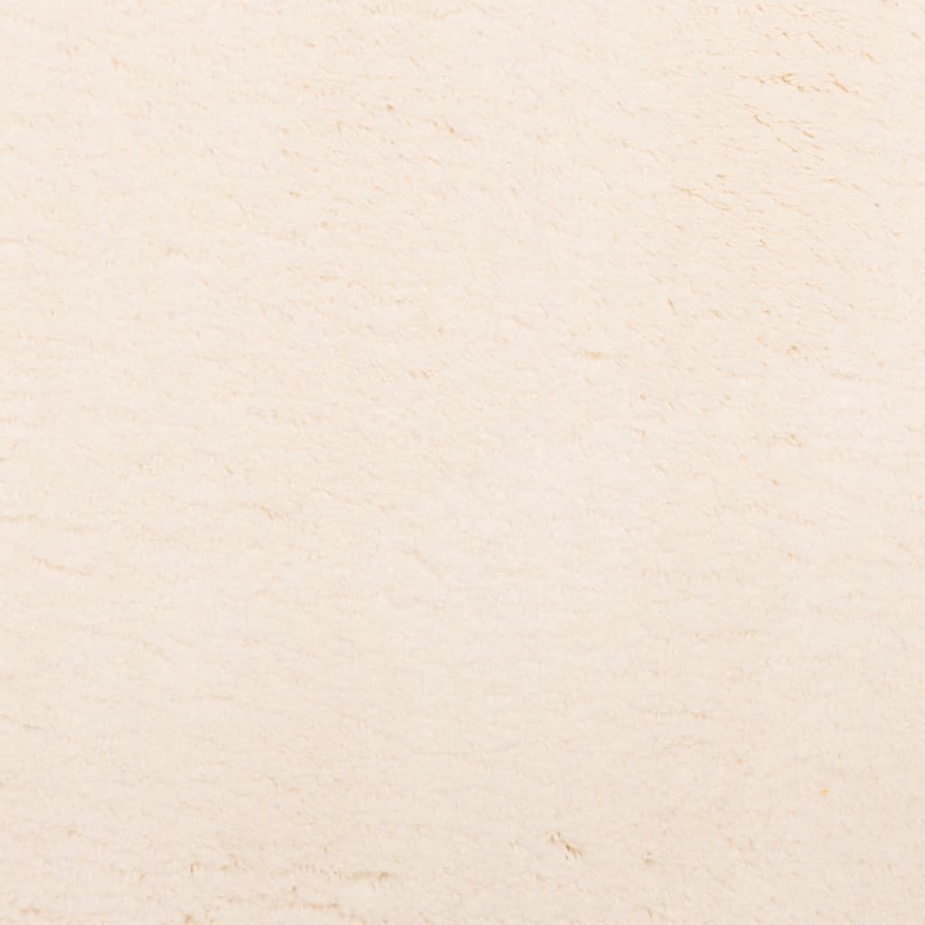 vidaXL Teppich HUARTE Kurzflor Weich und Waschbar Beige 240x340 cm