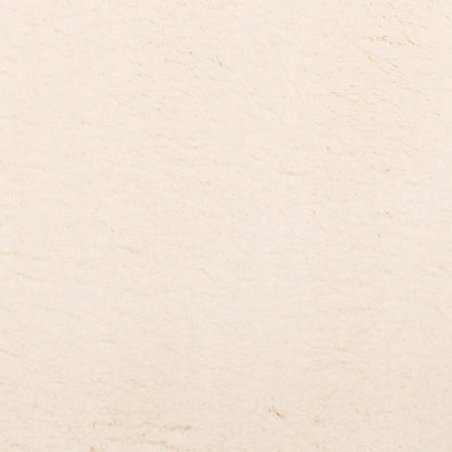 vidaXL Teppich HUARTE Kurzflor Weich und Waschbar Beige Ø 160 cm