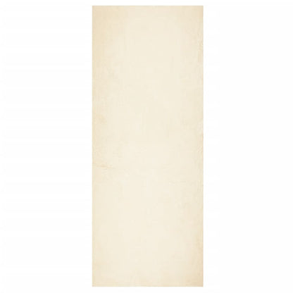 vidaXL Teppich HUARTE Kurzflor Weich und Waschbar Creme 80x200 cm