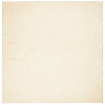 vidaXL Teppich HUARTE Kurzflor Weich und Waschbar Creme 120x120 cm
