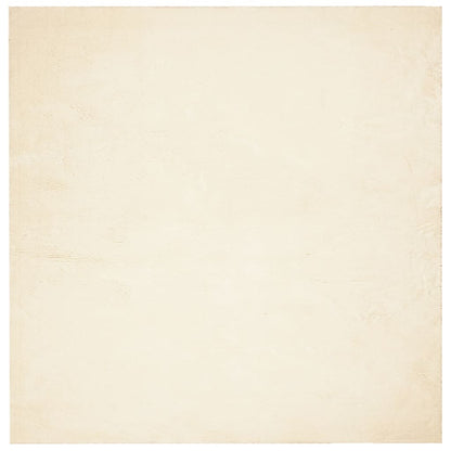 vidaXL Teppich HUARTE Kurzflor Weich und Waschbar Creme 160x160 cm