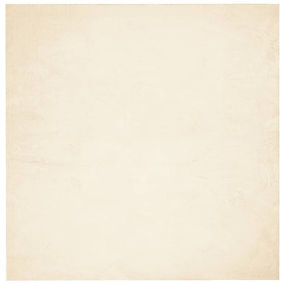 vidaXL Teppich HUARTE Kurzflor Weich und Waschbar Creme 200x200 cm