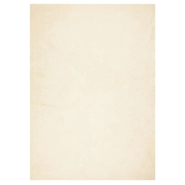 vidaXL Teppich HUARTE Kurzflor Weich und Waschbar Creme 240x340 cm