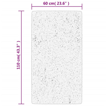 vidaXL Teppich HUARTE Kurzflor Weich und Waschbar Sandfarben 60x110 cm