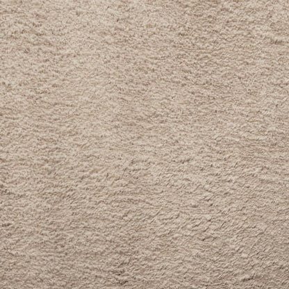 vidaXL Teppich HUARTE Kurzflor Weich und Waschbar Sandfarben 80x150 cm