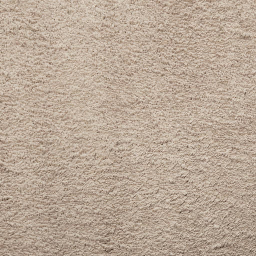 vidaXL Tapis HUARTE à poils courts doux et lavable couleur sable 140x200cm