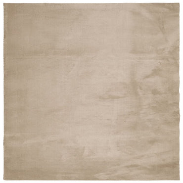 vidaXL Teppich HUARTE Kurzflor Weich und Waschbar Sandfarben 200x200cm