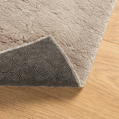 vidaXL Tapis HUARTE à poils courts doux et lavable couleur sable 200x280 cm