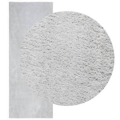vidaXL Tapis HUARTE à poils courts doux et lavable Gris 80x200 cm