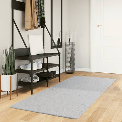 vidaXL Tapis HUARTE à poils courts doux et lavable Gris 80x200 cm