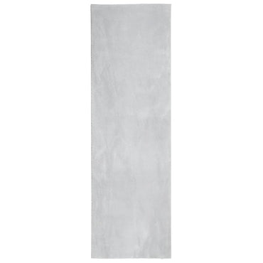vidaXL Tapis HUARTE à poils ras doux et lavable gris 80x250 cm