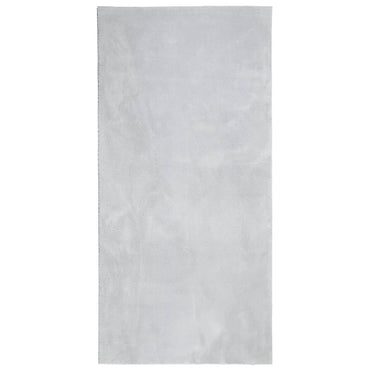 vidaXL Tapis HUARTE à poils courts doux et lavable gris 100x200 cm
