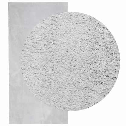vidaXL Tapis HUARTE à poils courts doux et lavable gris 100x200 cm