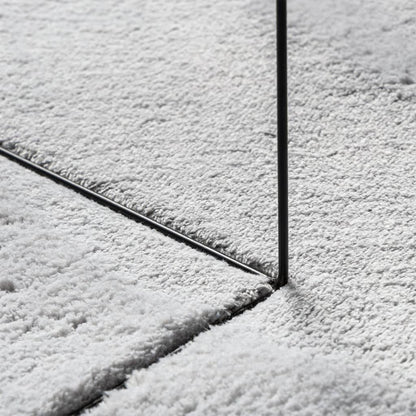 vidaXL Tapis HUARTE à poils courts doux et lavable gris 100x200 cm