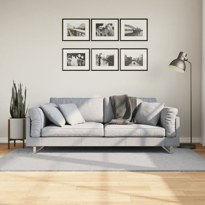 vidaXL Tapis HUARTE à poils courts doux et lavable gris 100x200 cm