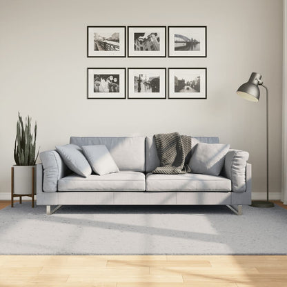 vidaXL Tapis HUARTE à poils courts, doux et lavable Gris 160x230 cm