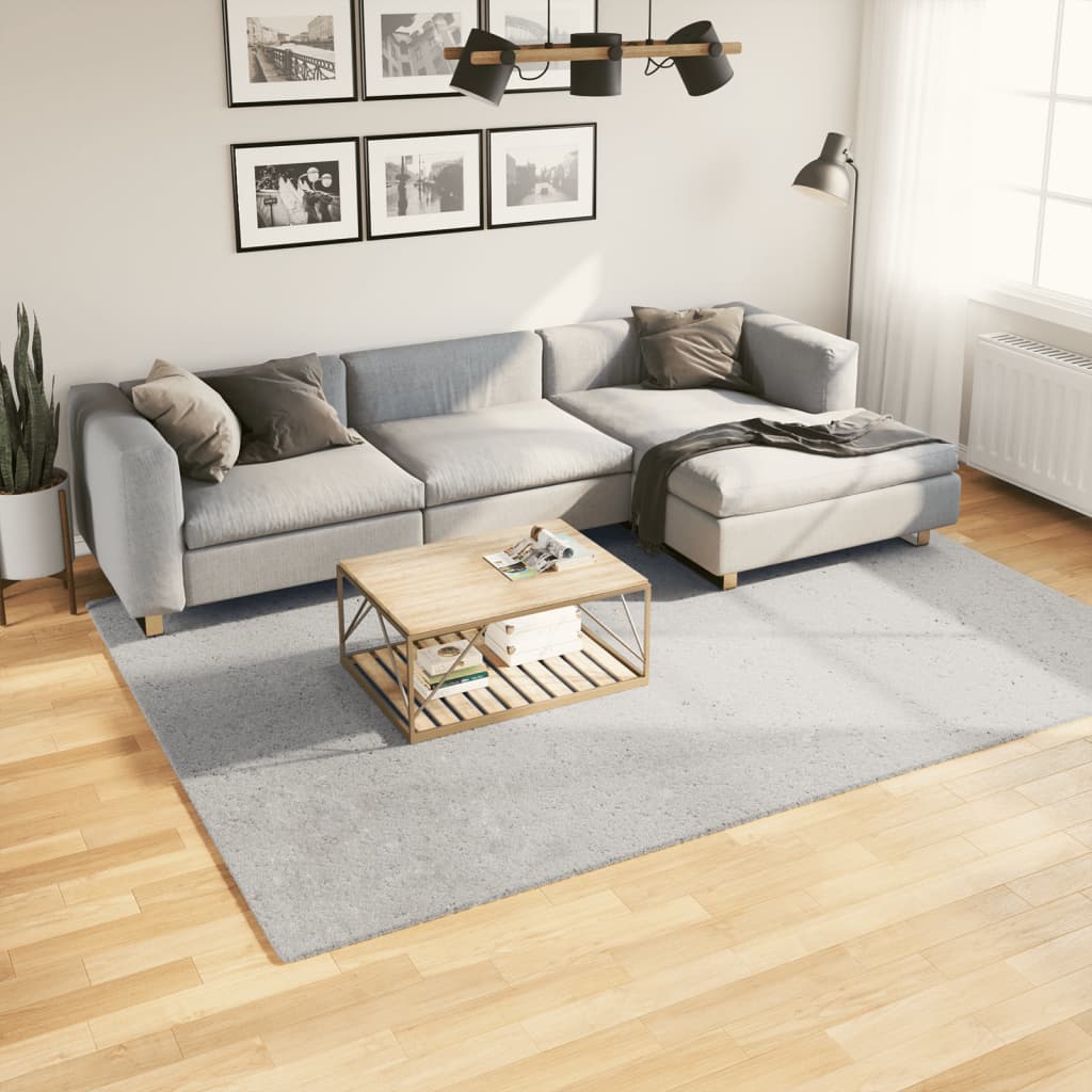 vidaXL Tapis HUARTE à poils courts doux et lavable Gris 200x280 cm