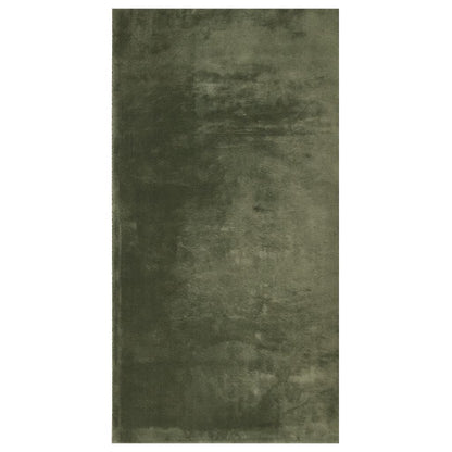 vidaXL Tapis HUARTE à poils courts doux et lavable vert forêt 60x110 cm