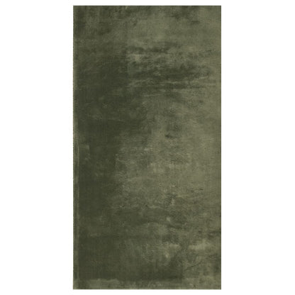 vidaXL Tapis HUARTE à poils courts, doux et lavable vert forêt 80x150 cm