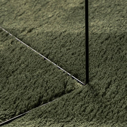 vidaXL Tapis HUARTE à poils courts, doux et lavable, vert forêt 200x280 cm