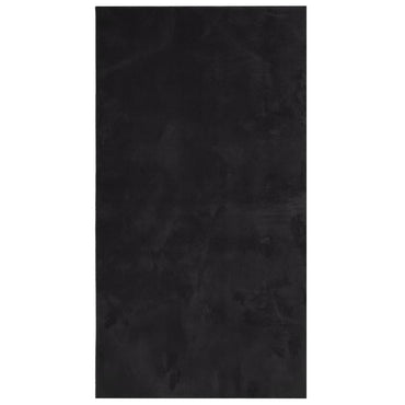 vidaXL Tapis HUARTE à poils courts, doux et lavable, noir 80x150 cm