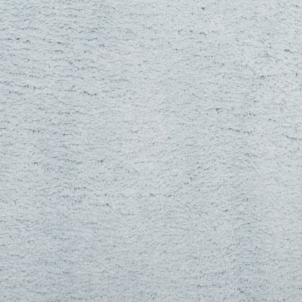 vidaXL Teppich HUARTE Kurzflor Weich und Waschbar Blau 80x250 cm
