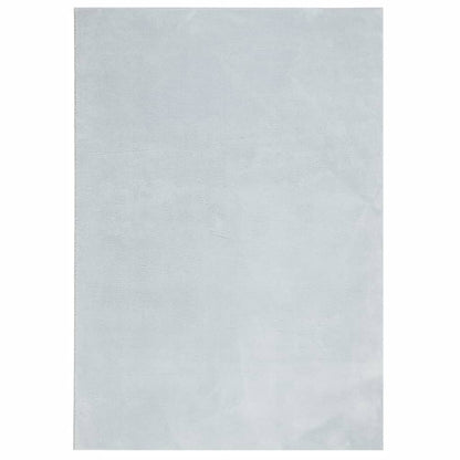vidaXL Teppich HUARTE Kurzflor Weich und Waschbar Blau 140x200 cm