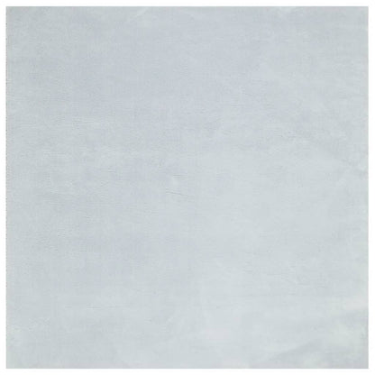 vidaXL Tapis HUARTE à poils courts, doux et lavable bleu 240x240 cm