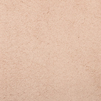 vidaXL Teppich HUARTE Kurzflor Weich und Waschbar Blassrosa 140x200 cm