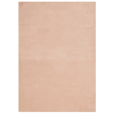 vidaXL Teppich HUARTE Kurzflor Weich und Waschbar Blassrosa 160x230 cm