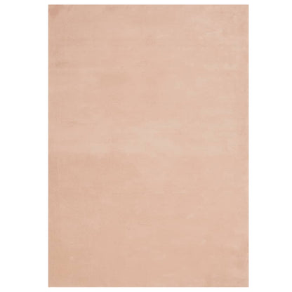 vidaXL Teppich HUARTE Kurzflor Weich und Waschbar Blassrosa 200x280 cm