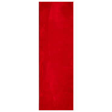 vidaXL Teppich HUARTE Kurzflor Weich und Waschbar Rot 80x250 cm