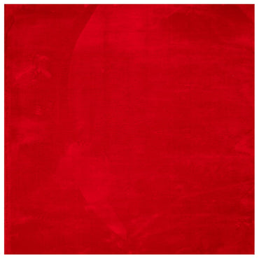 vidaXL Tapis HUARTE à poils courts, doux et lavable, rouge 160x160 cm