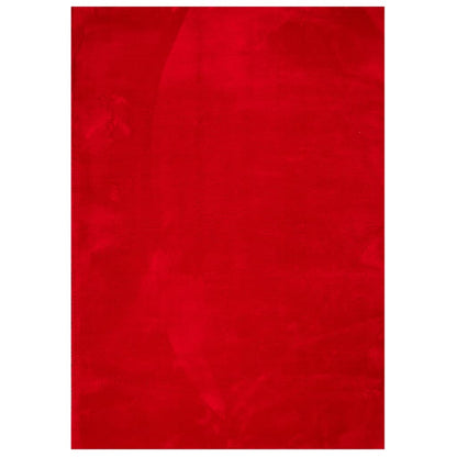 vidaXL Teppich HUARTE Kurzflor Weich und Waschbar Rot 200x280 cm