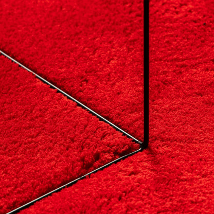 vidaXL Teppich HUARTE Kurzflor Weich und Waschbar Rot 200x280 cm