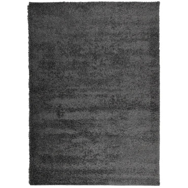 vidaXL Teppich Shaggy Hochflor Modern Anthrazit 200x280 cm