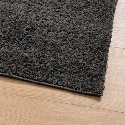 vidaXL Teppich Shaggy Hochflor Modern Anthrazit 200x280 cm