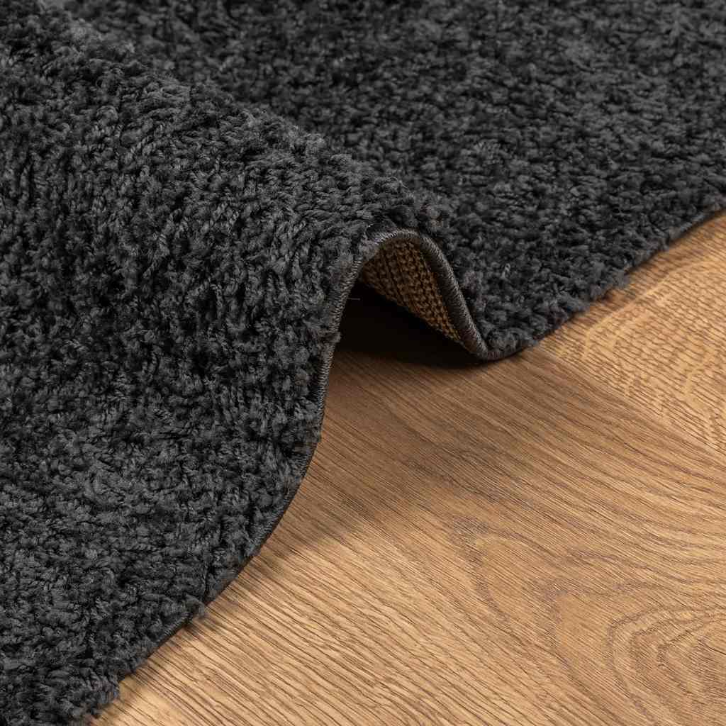 vidaXL Teppich Shaggy Hochflor Modern Anthrazit 200x280 cm