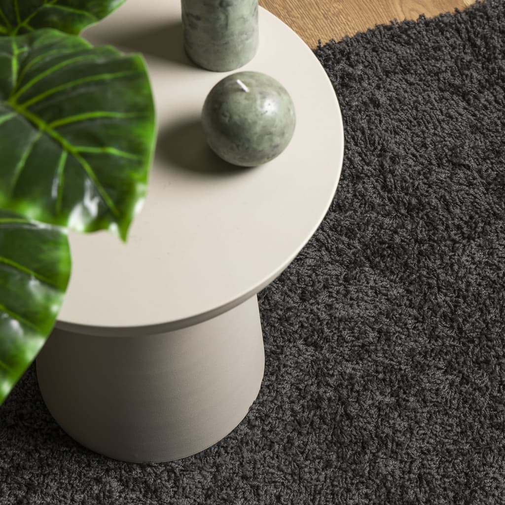 vidaXL Teppich Shaggy Hochflor Modern Anthrazit 200x280 cm