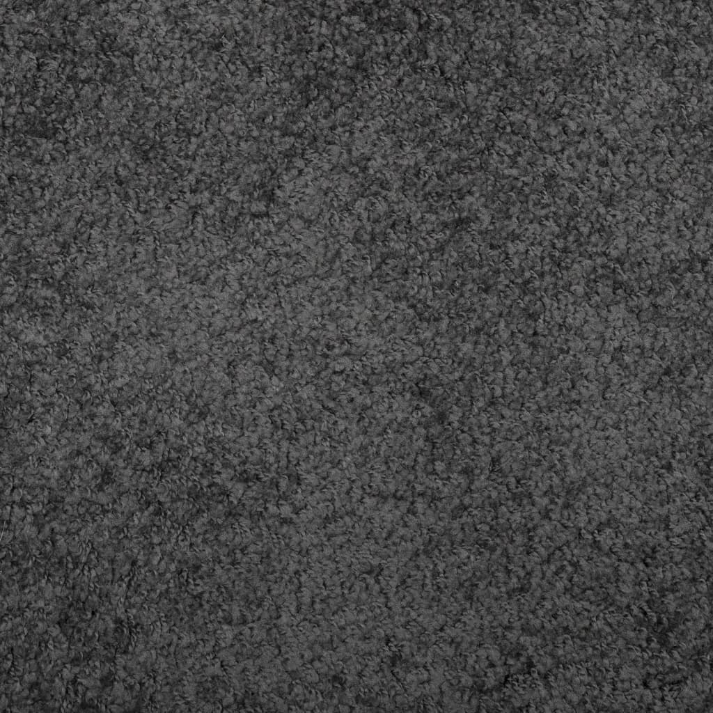 vidaXL Teppich Shaggy Hochflor Modern Anthrazit 200x280 cm