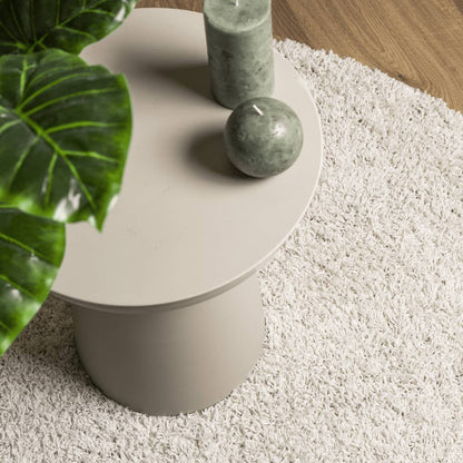 vidaXL Teppich Shaggy Hochflor Modern Creme 120x170 cm