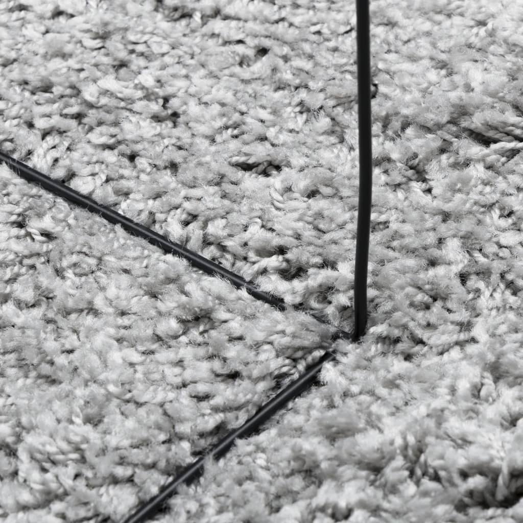 vidaXL Shaggy-Teppich PAMPLONA Hochflor Modern Grau 200x280 cm