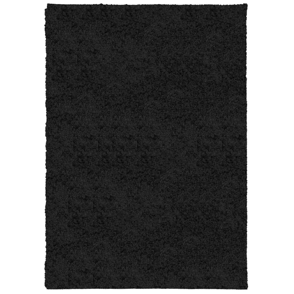 vidaXL Shaggy-Teppich PAMPLONA Hochflor Modern Schwarz 120x170 cm